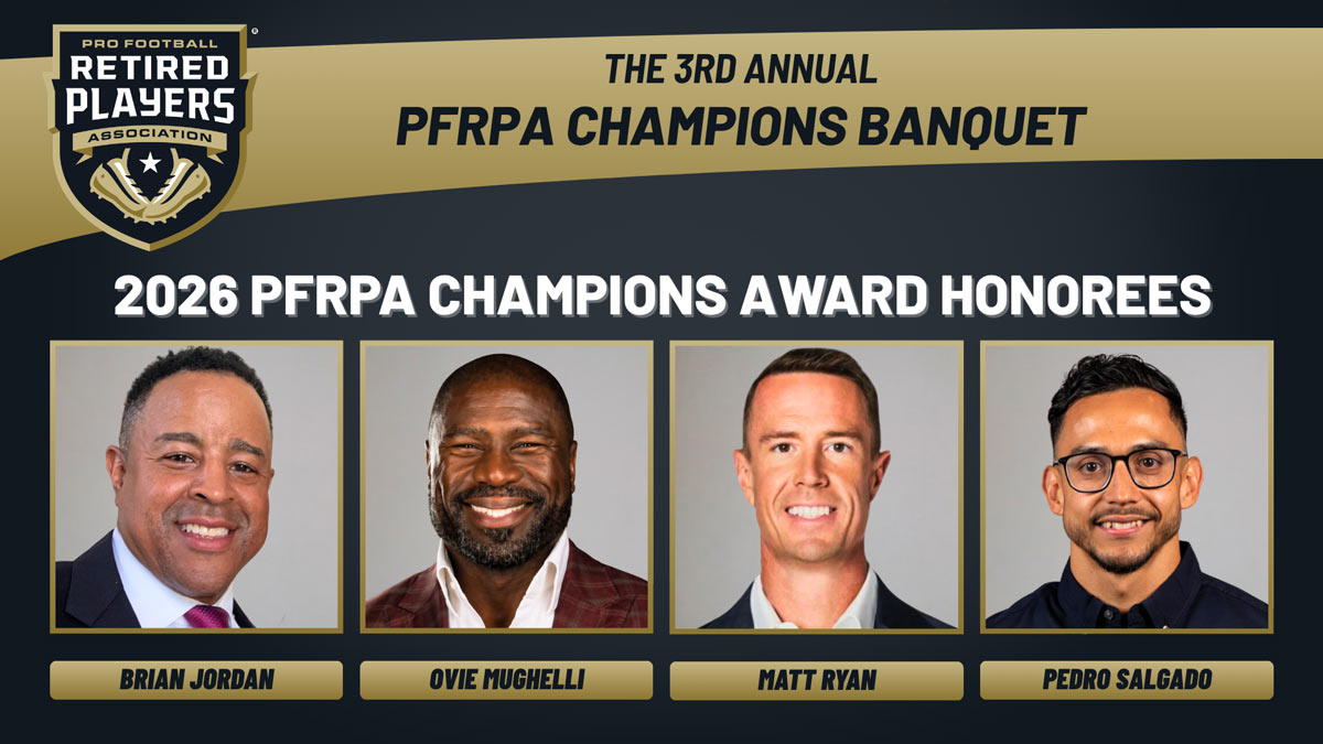 2026 PFRPA Champions Award Honorees